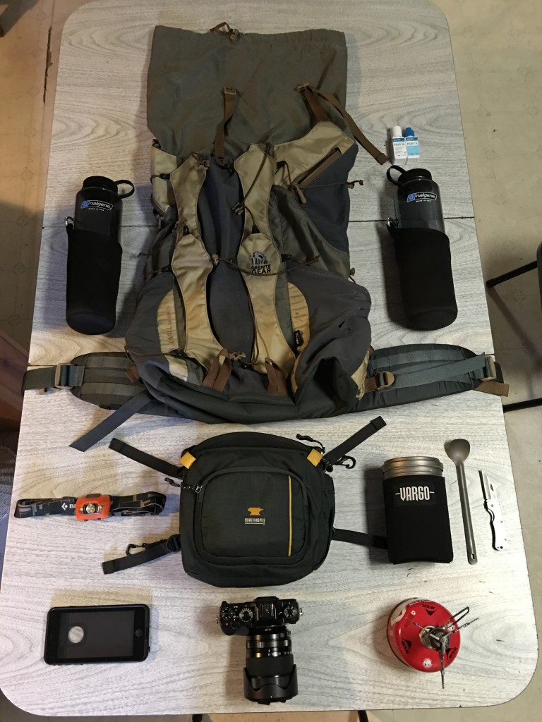 through hiker gear list