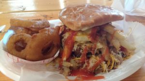 The AT Hiker Special at the Highlander Barbecue in Roan Mountain, Tennessee as beautiful as a mountain vista (and a great price too!)