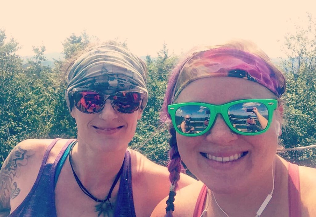 Silly and I took a nice, long break at the Lookout, a privately owned cabin .1 mile off trail where hikers can stay.