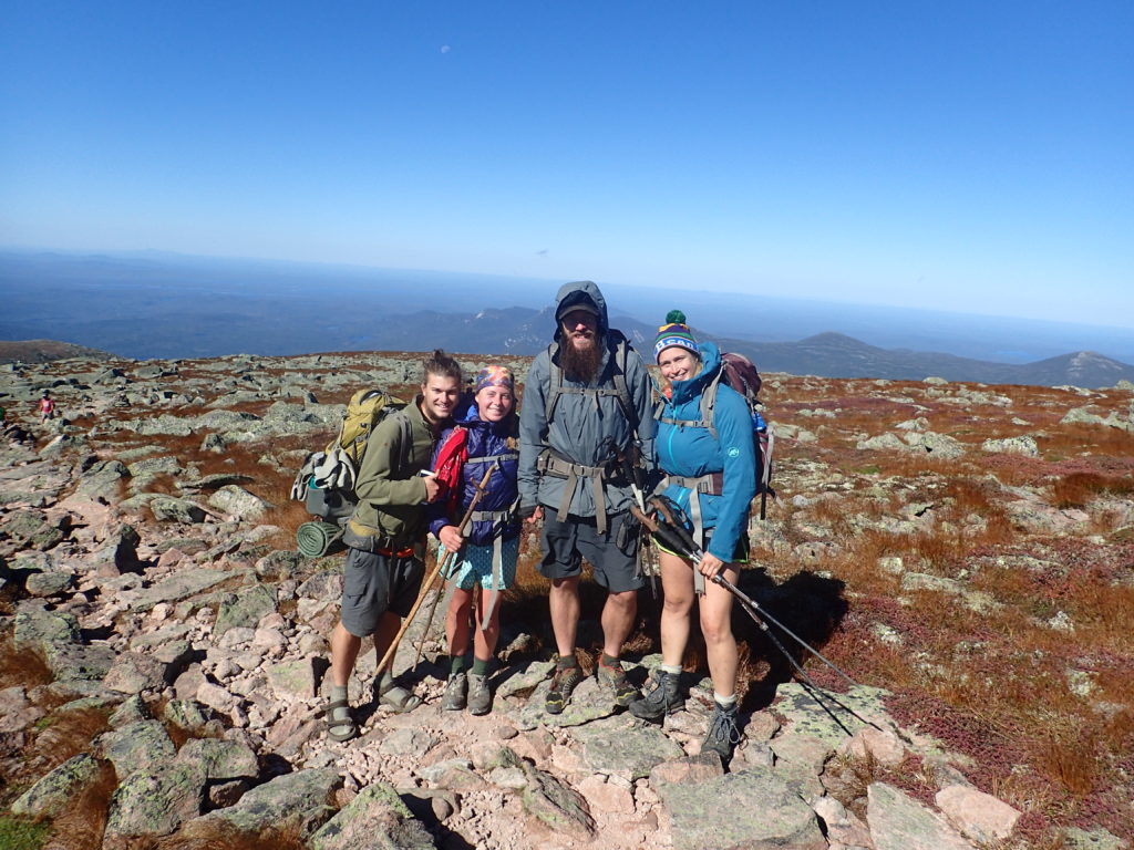 Ron Paul and Crash about to summit as Beast and I head back down.