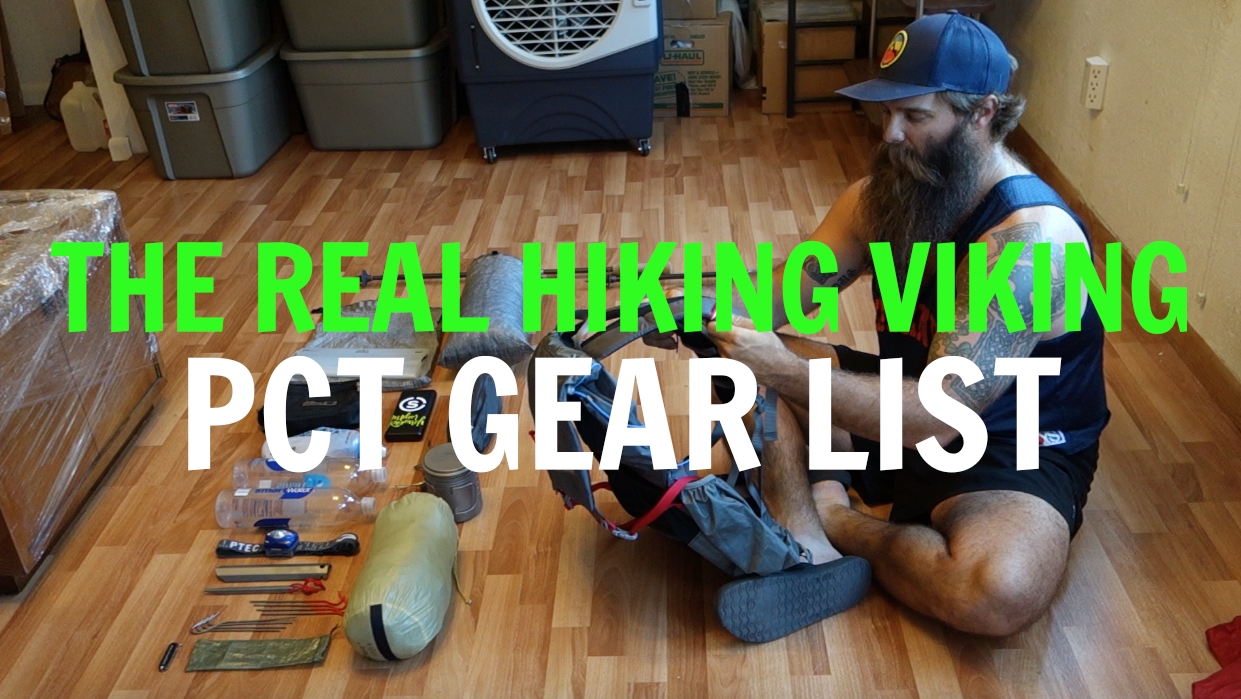 The Real Hiking Viking's Ultralight PCT Gear List The Trek