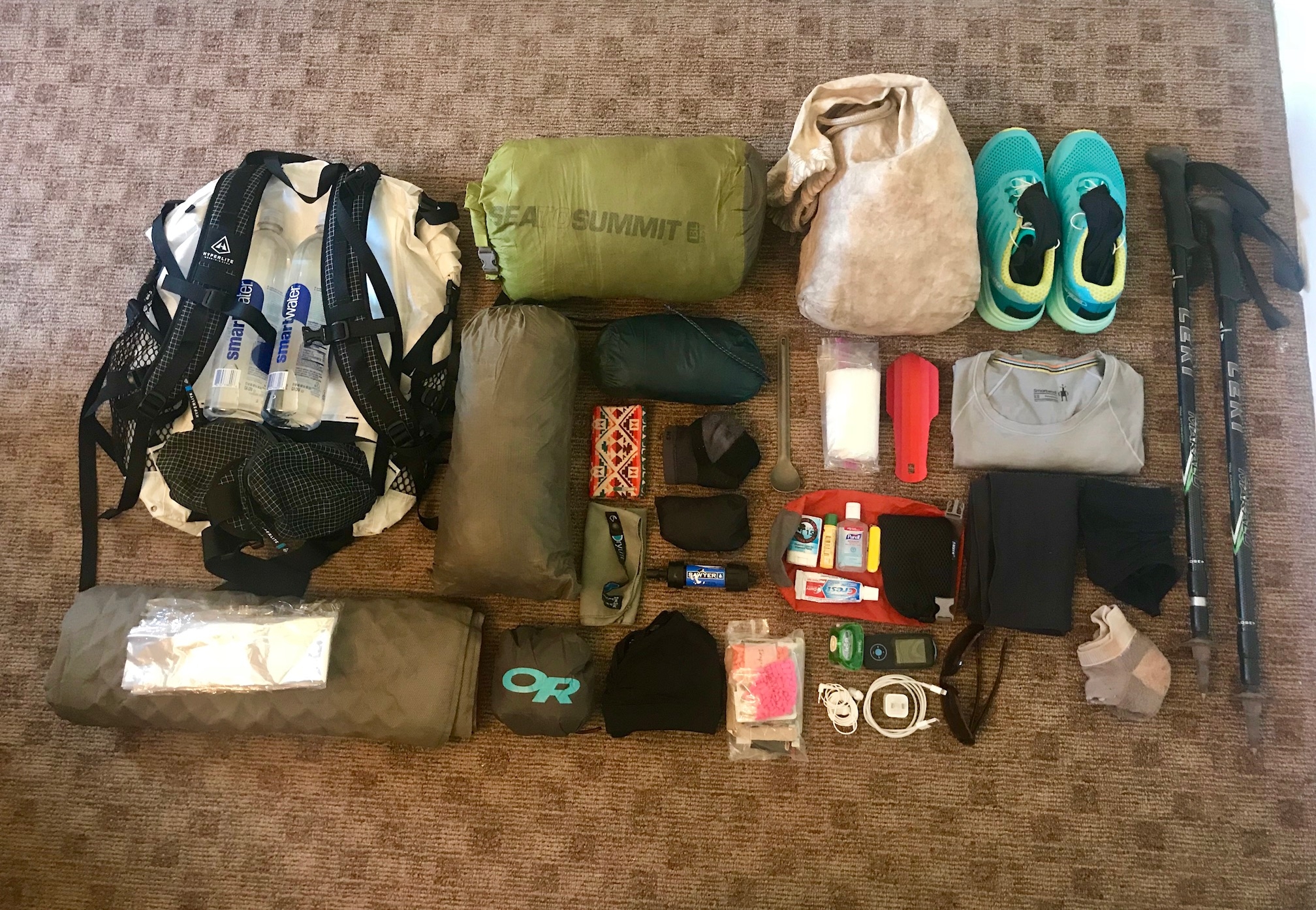 Pacific crest trail clearance gear