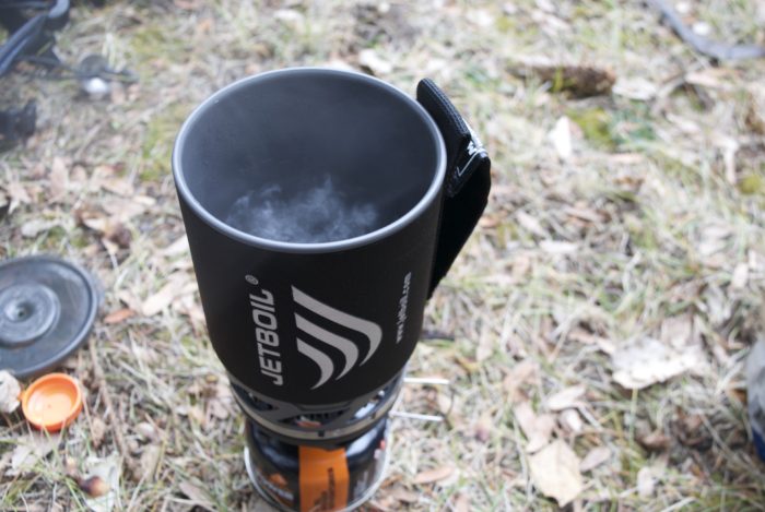 Boil test on the JetBoil MicroMo