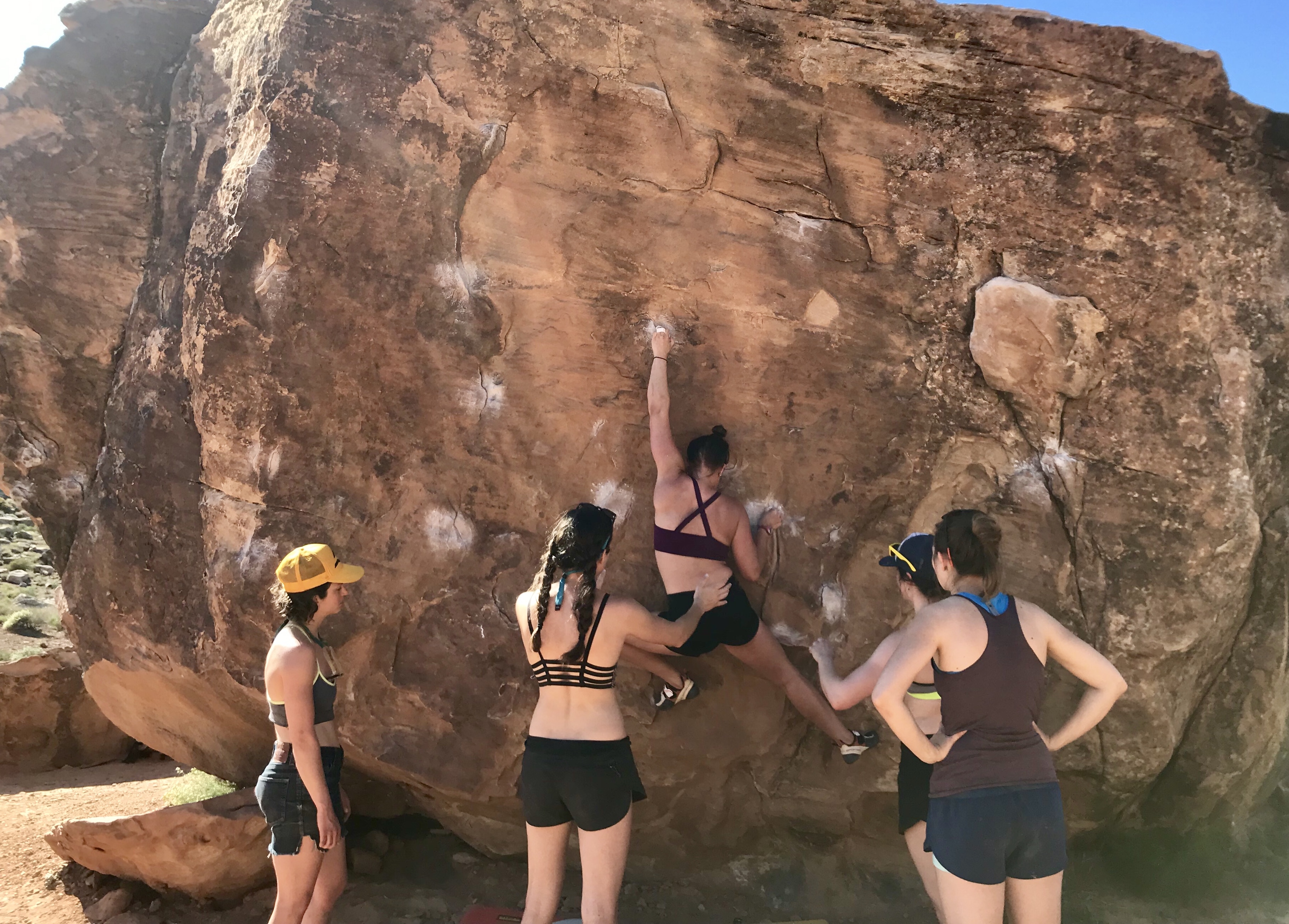 Maggie Slepian PCT climbing Maggie Slepian PCT