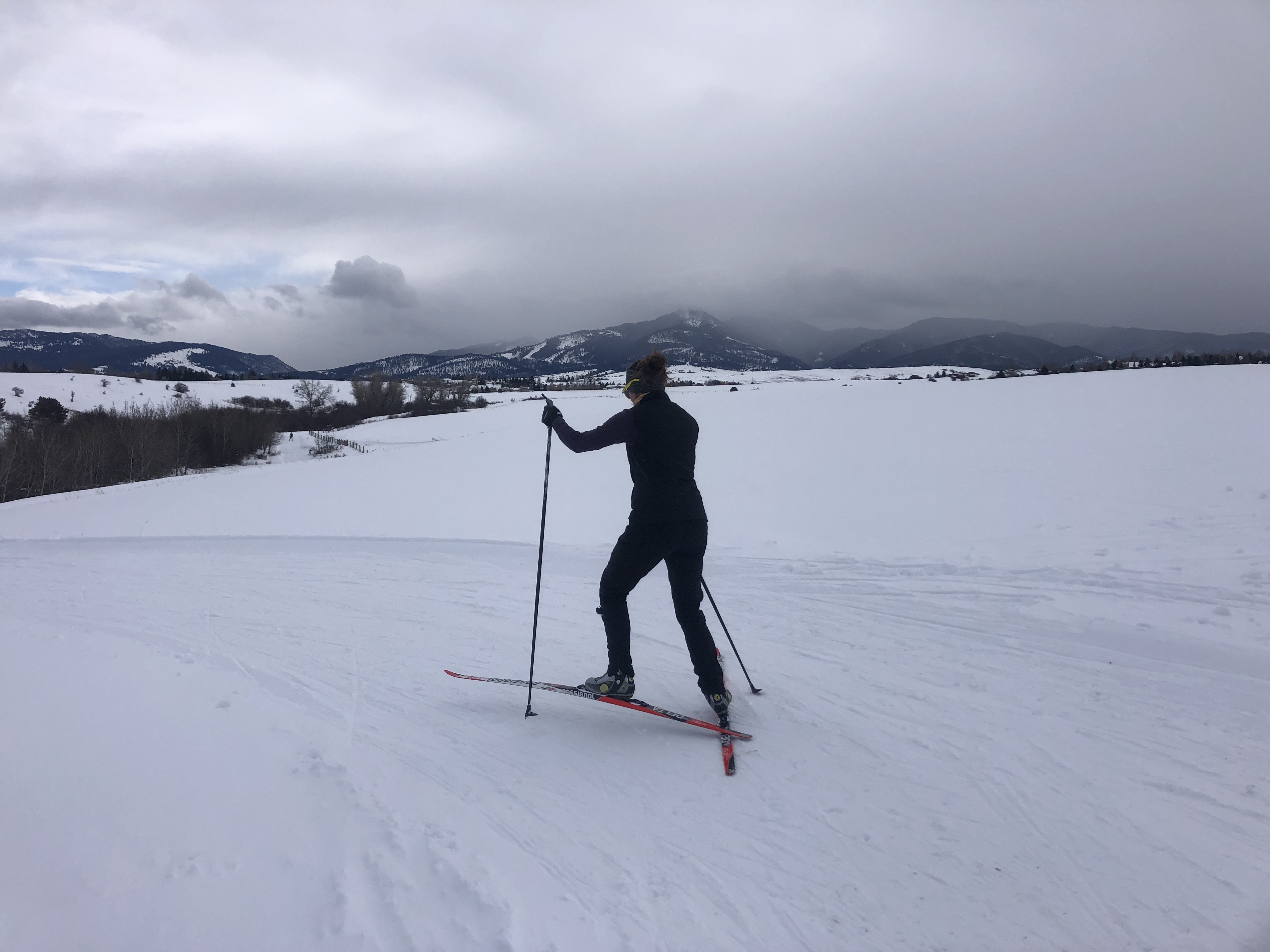 Maggie Slepian PCT skate skiing Maggie Slepian PCT