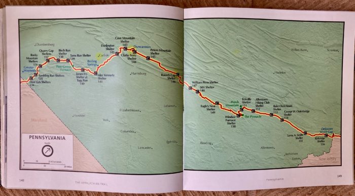 sarah jones decker appalachian trail shelter map pennsylvania