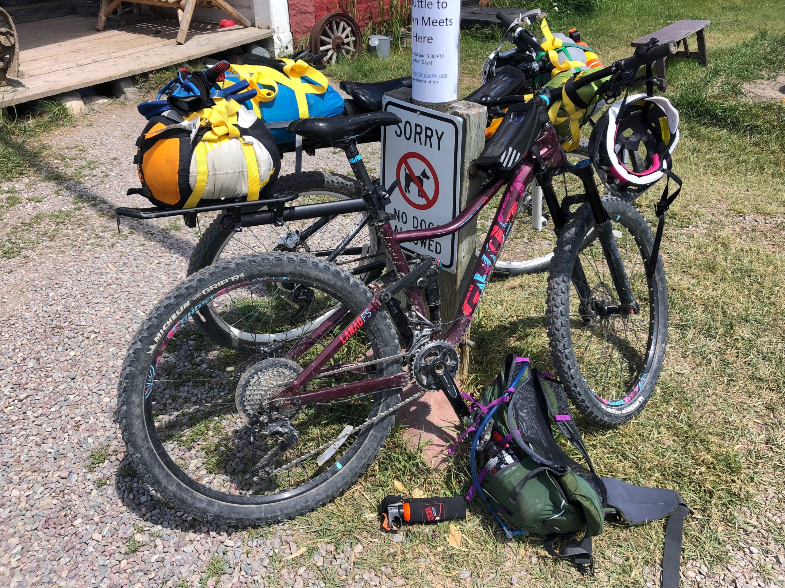 Backpacking cycling shop