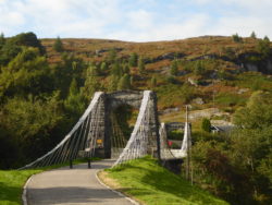 A cool bridge which I did not get to walk across.