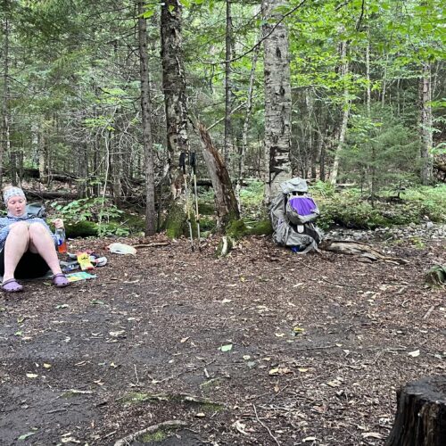 Fall Stream Camp on the Northville Placid Trail New York