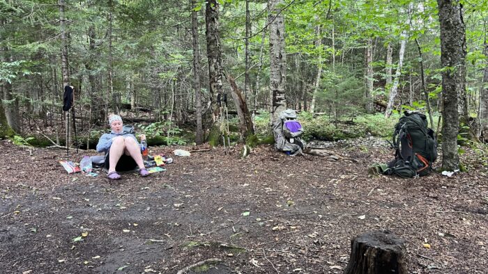 Fall Stream Camp on the Northville Placid Trail New York