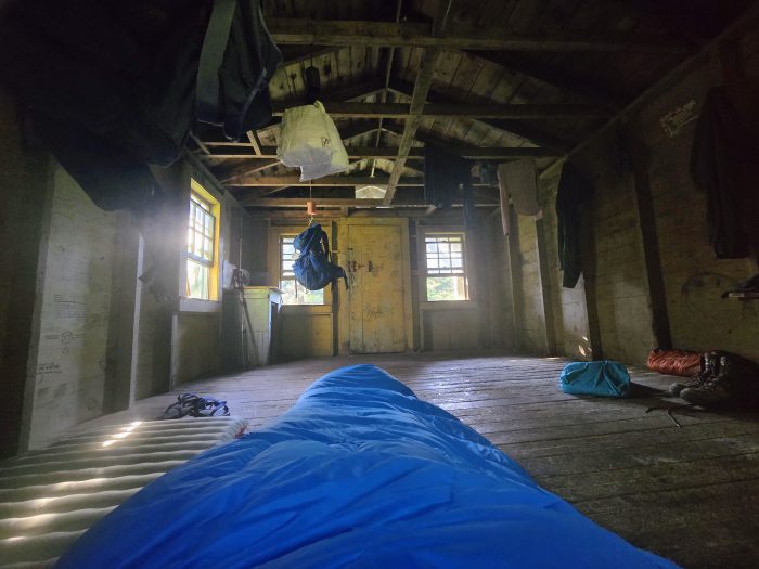 Camping within a Cabin of Caregivers of the Fire Tower