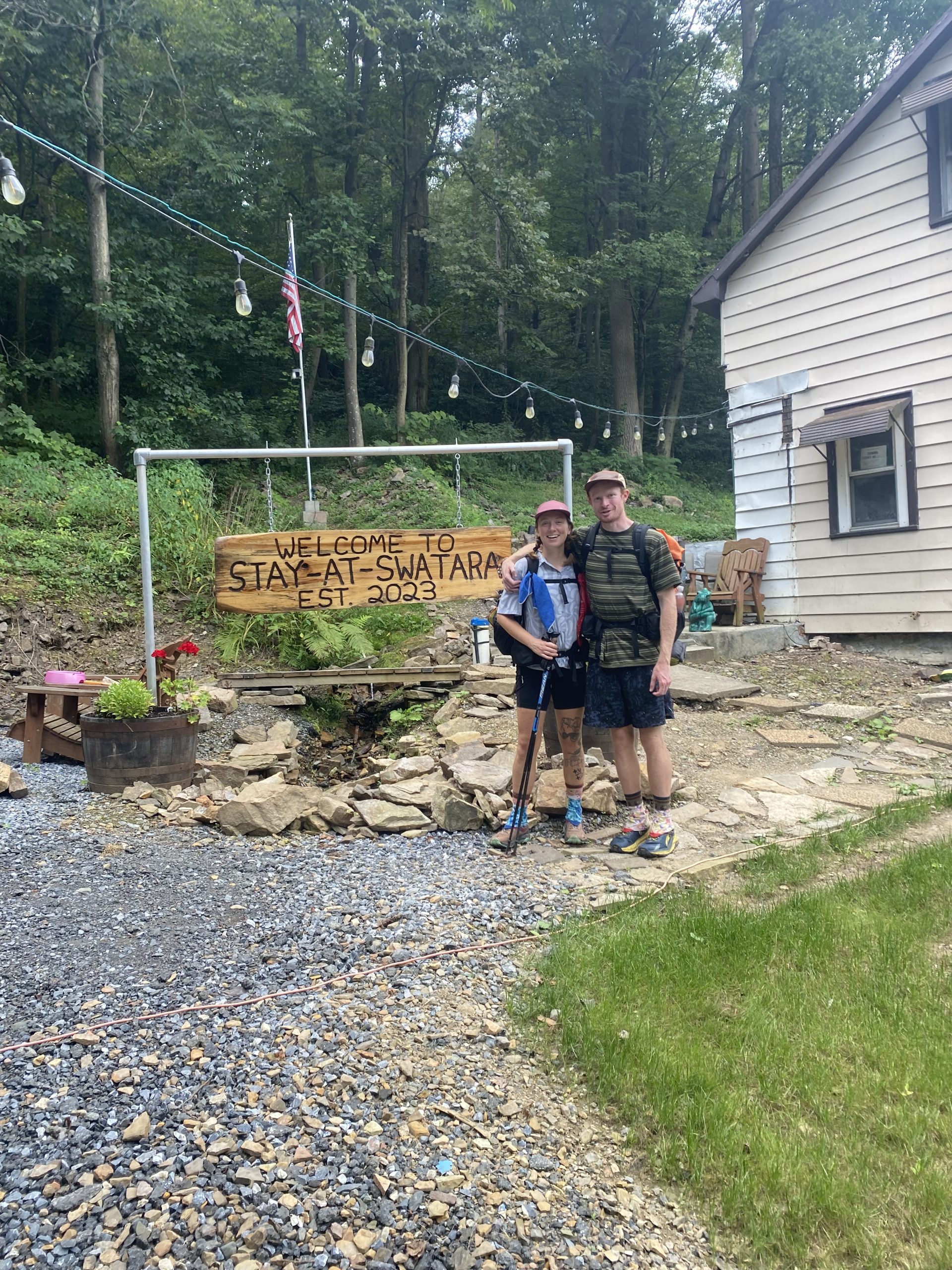 74-76 days: William Penn Refugio A Cove Mountain Shelter