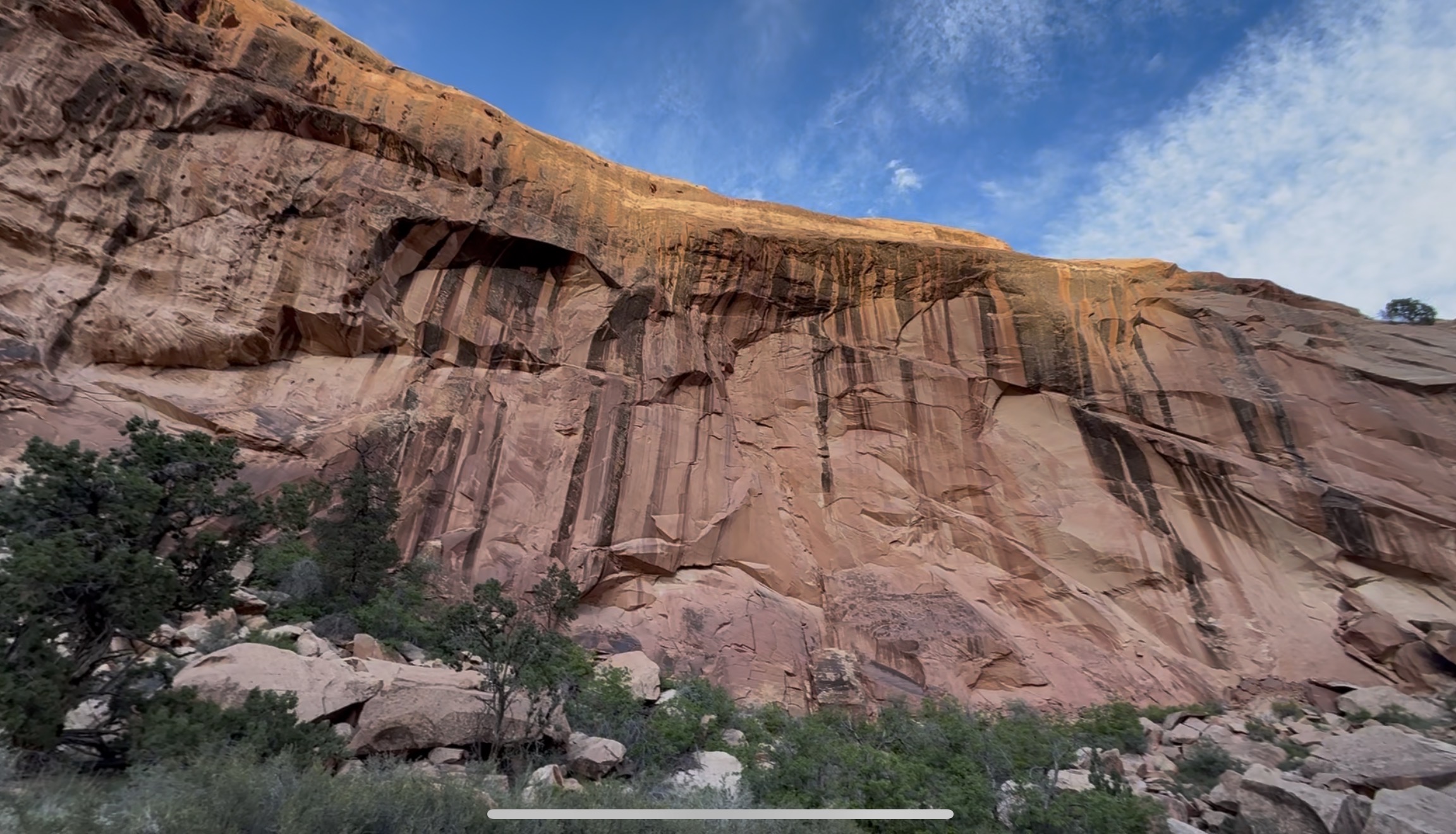 Beautiful sandstone walls at Lower Muley Twist