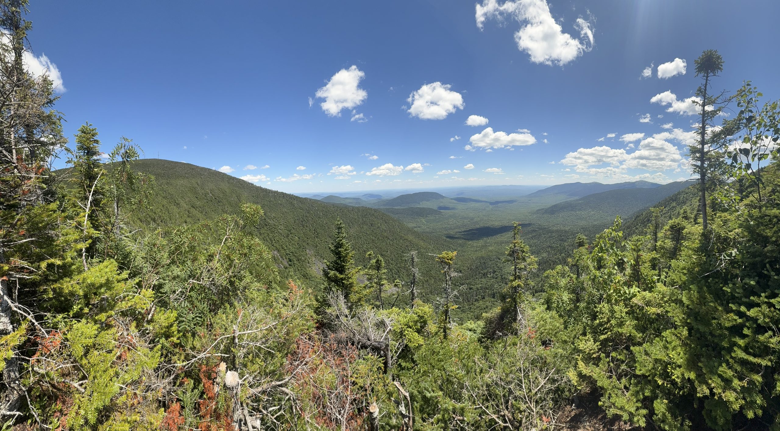 Appalachian Trail Hiker Nears the 100-Mile Wilderness After Crossing the Bigelows and Central Maine