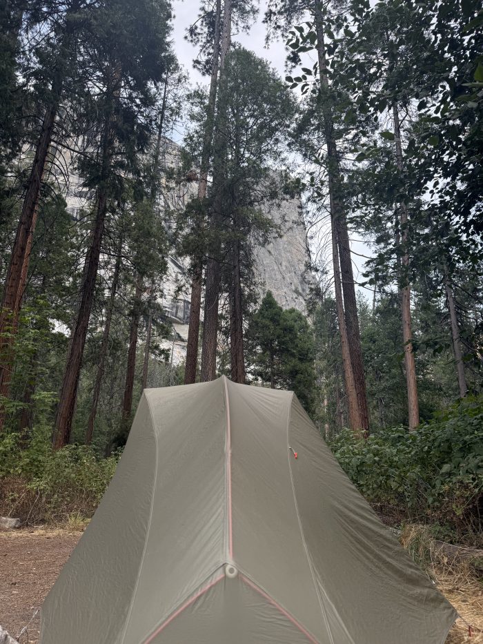 A tent in Yosemite National Park